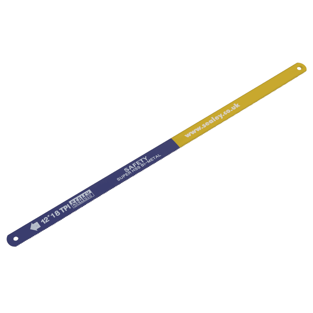Sealey Hacksaw Blade 300mm HSS Bi-Metal 18tpi Pack of 2 Model No-HSB0218