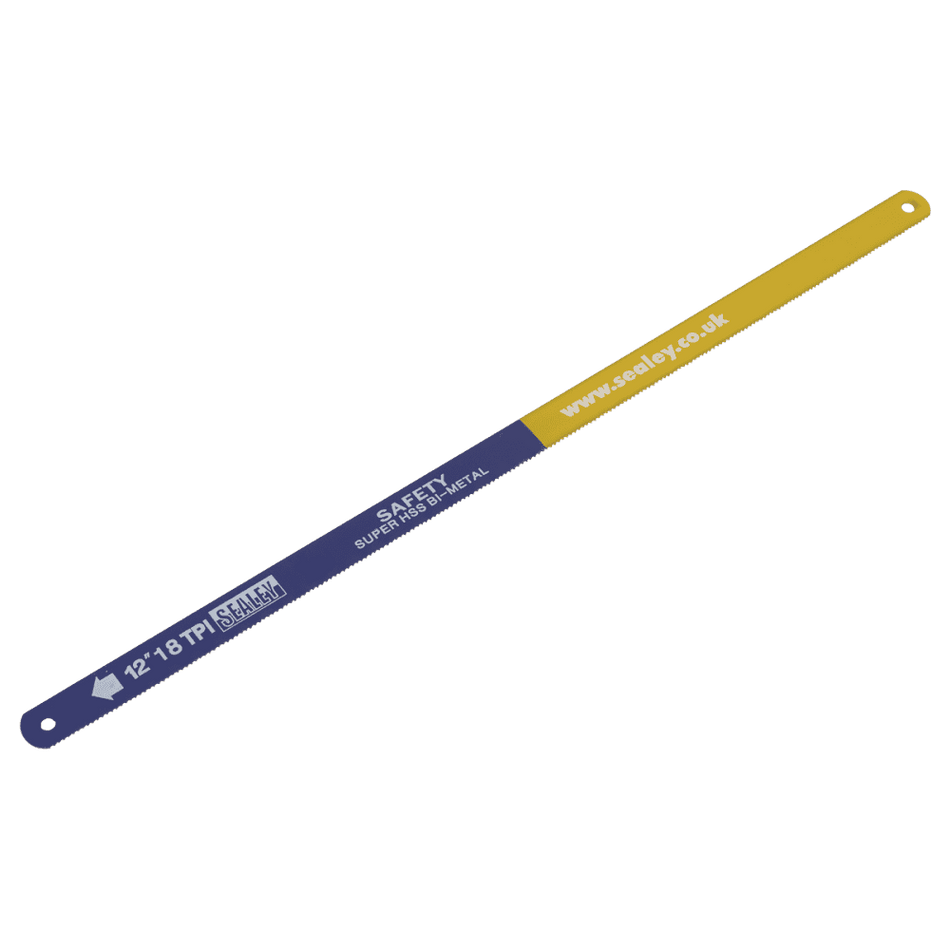 Sealey Hacksaw Blade 300mm HSS Bi-Metal 18tpi Pack of 2 Model No-HSB0218