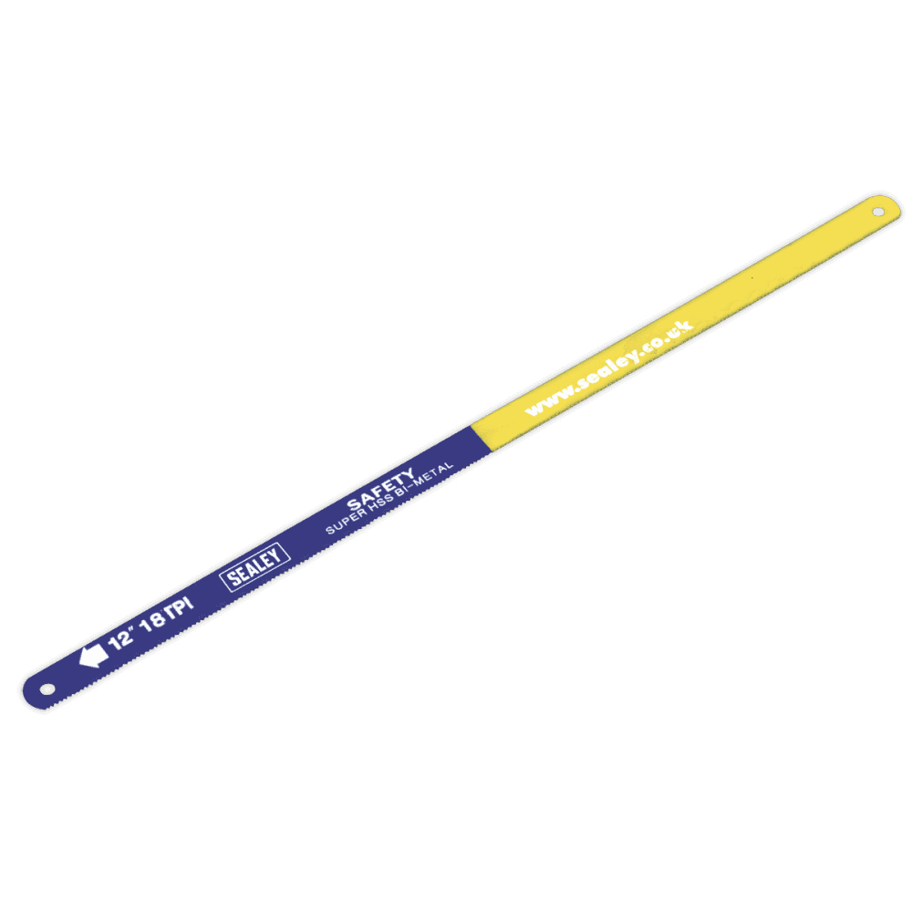 Sealey Hacksaw Blade 300mm HSS Bi-Metal 18tpi Pack of 10 Model No-HSB1018
