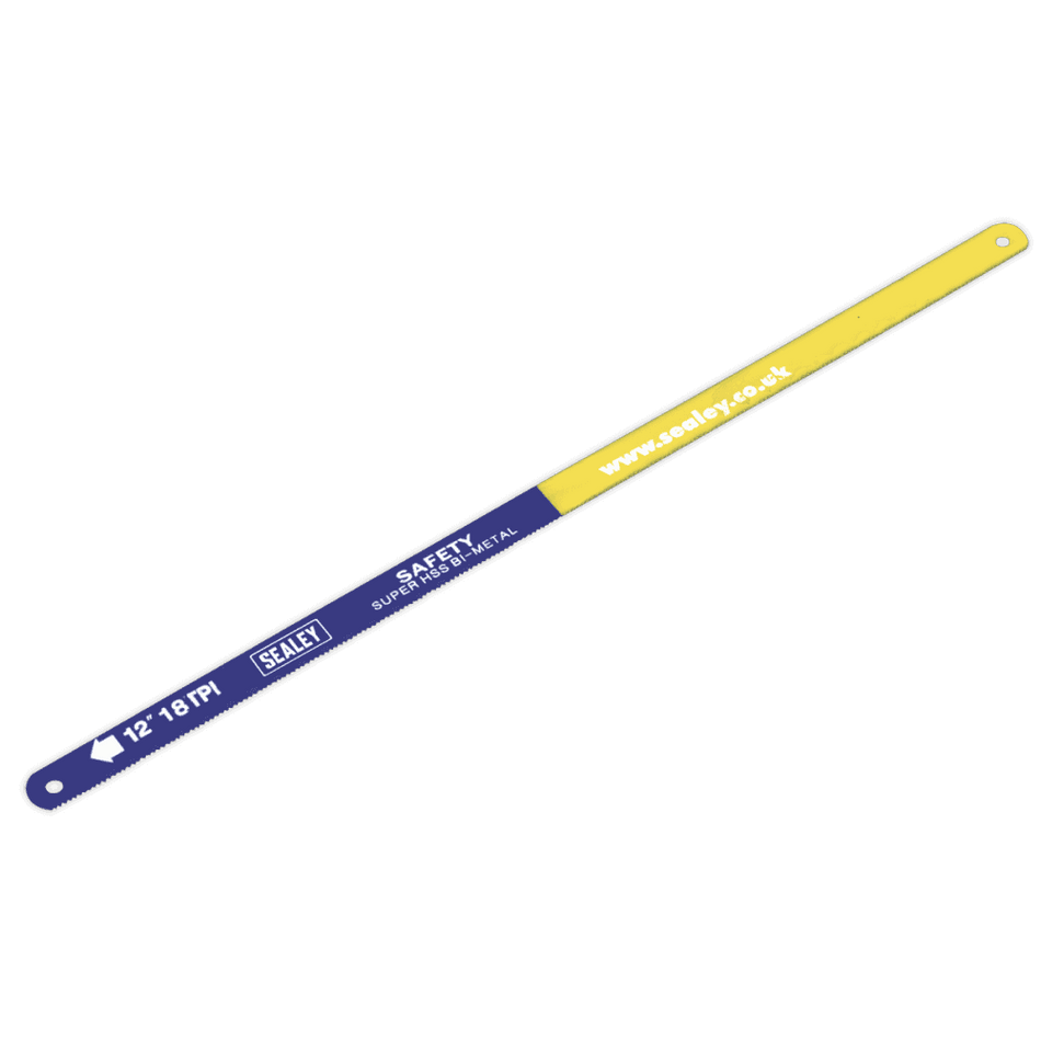 Sealey Hacksaw Blade 300mm HSS Bi-Metal 18tpi Pack of 10 Model No-HSB1018