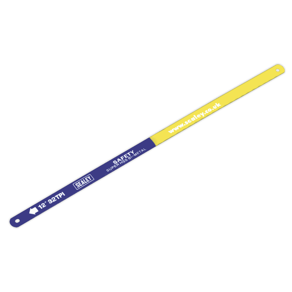 Sealey Hacksaw Blade 300mm HSS Bi-Metal 32tpi Pack of 10 Model No-HSB1032