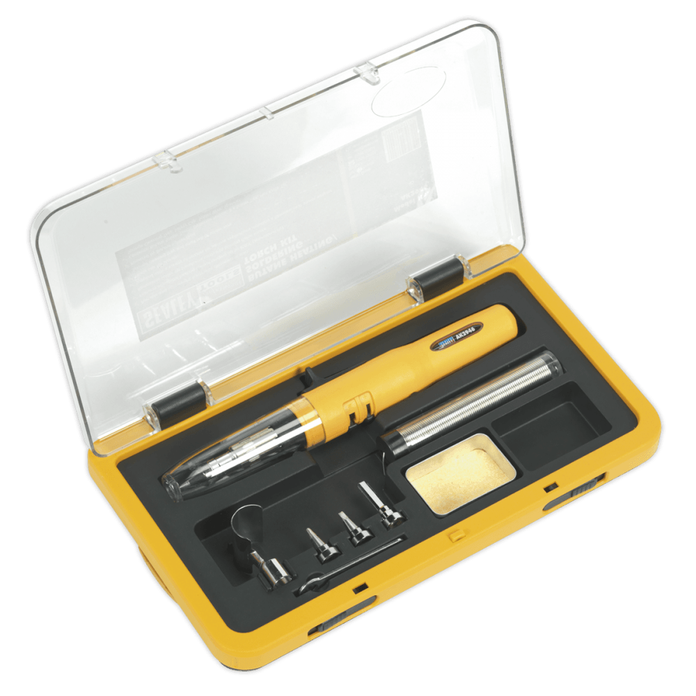 Sealey Butane Heating/Soldering Torch Kit 8pc Model No-AK2946