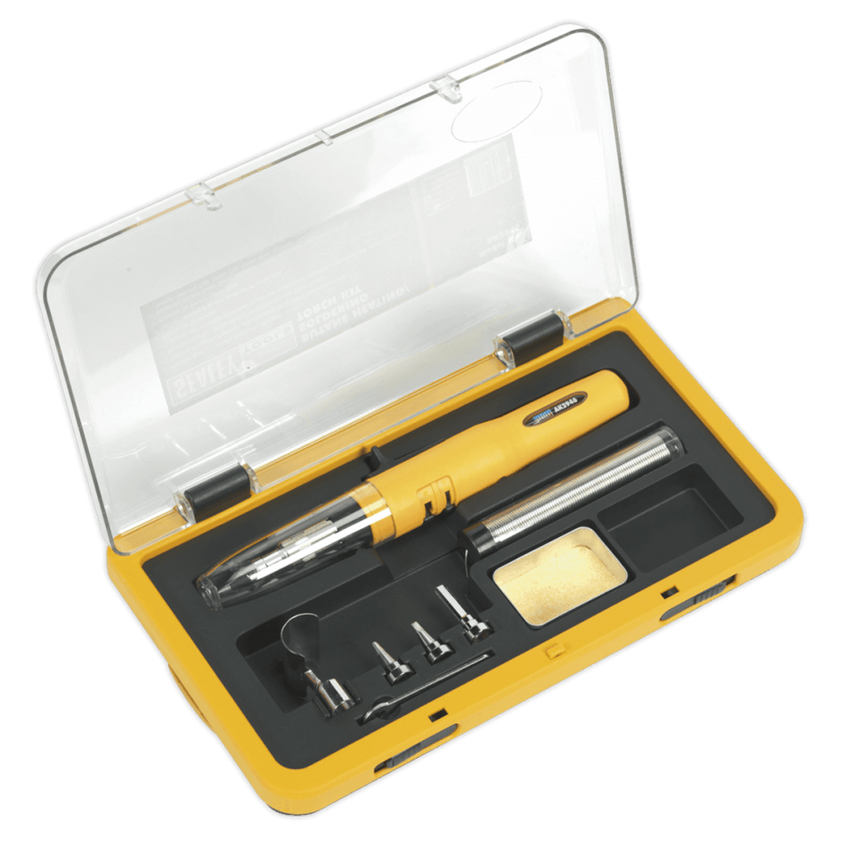 Sealey Butane Heating/Soldering Torch Kit 8pc Model No-AK2946