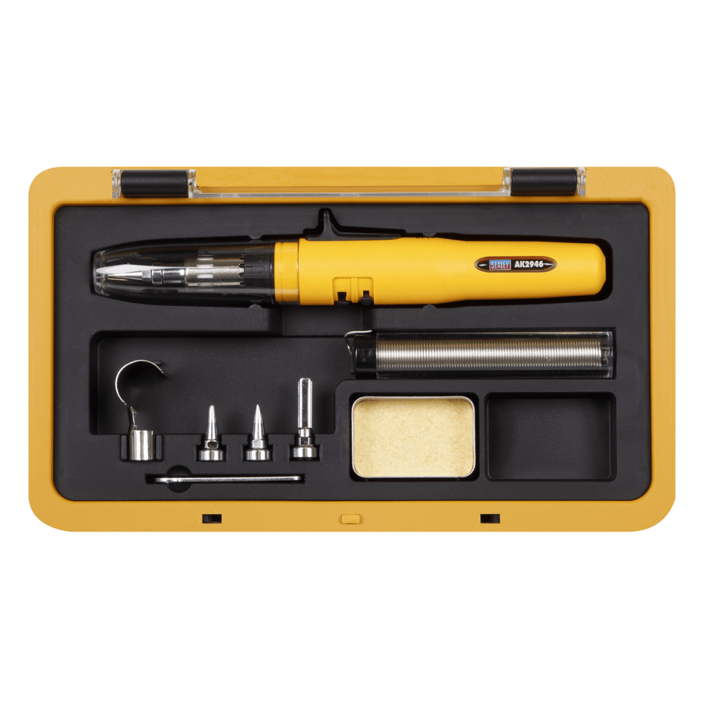 Sealey Butane Heating/Soldering Torch Kit 8pc Model No-AK2946