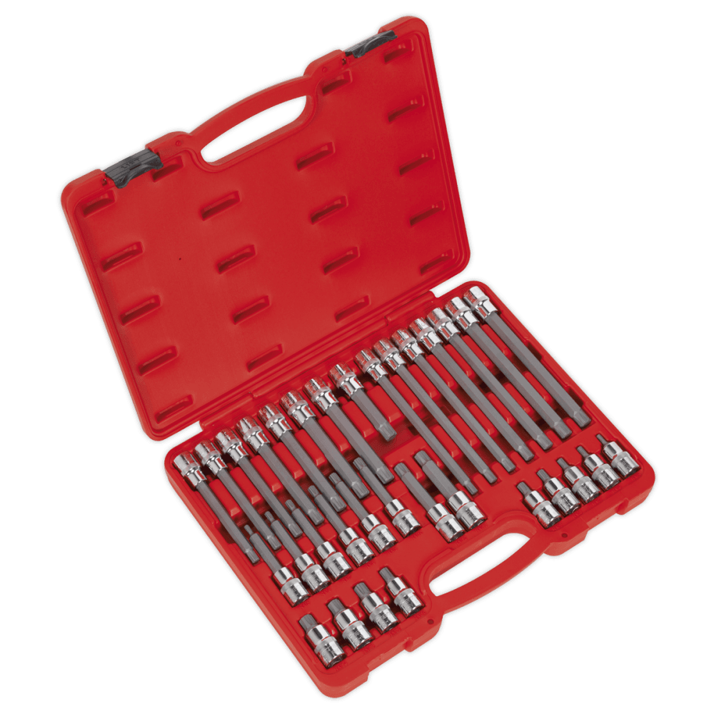 Sealey Ribe Socket Bit Set 32pc 1/2"Sq Drive Model No-AK2198