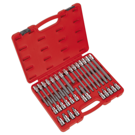 Sealey Ribe Socket Bit Set 32pc 1/2"Sq Drive Model No-AK2198