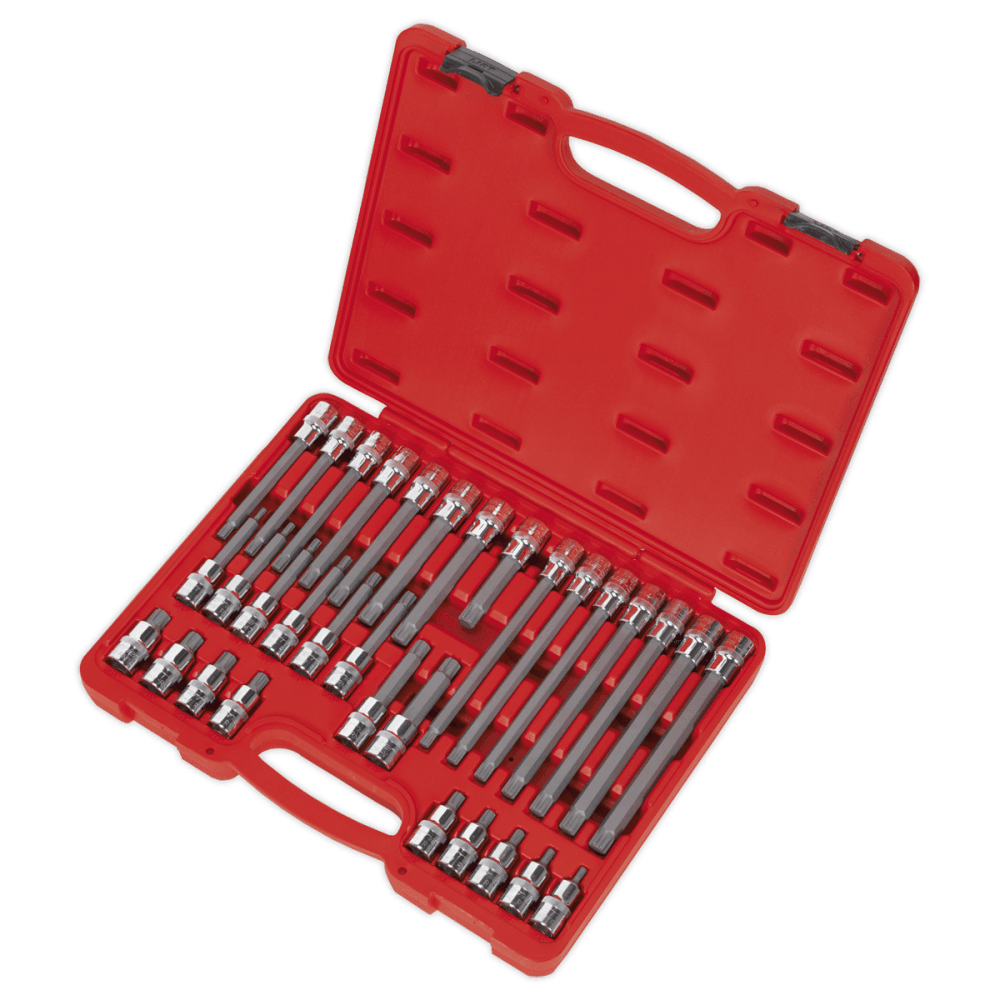 Sealey Ribe Socket Bit Set 32pc 1/2"Sq Drive Model No-AK2198