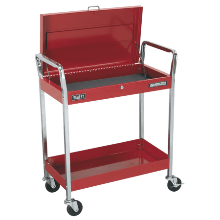 Sealey Trolley 2-Level Heavy-Duty with Lockable Top Model No-CX104