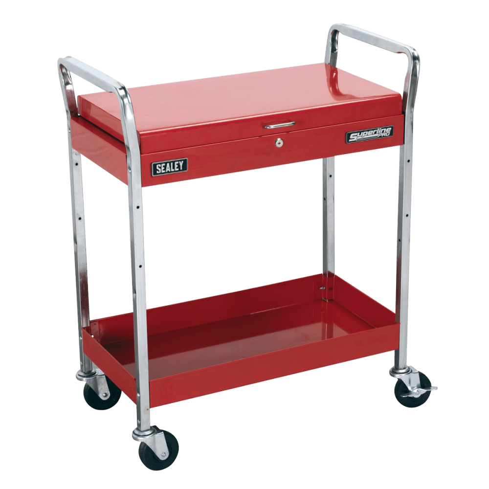 Sealey Trolley 2-Level Heavy-Duty with Lockable Top Model No-CX104