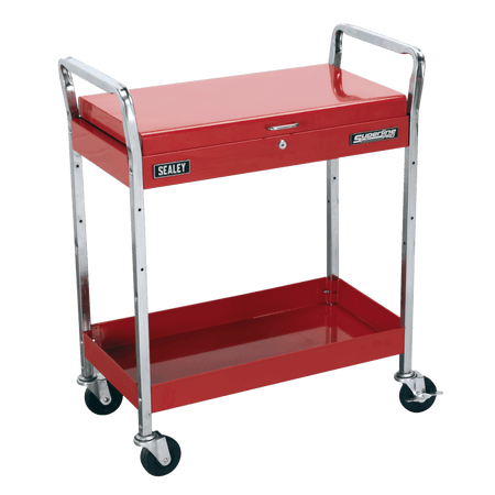 Sealey Trolley 2-Level Heavy-Duty with Lockable Top Model No-CX104