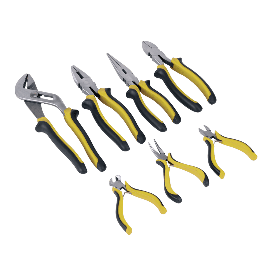 Sealey Comfort Grip Pliers Set 7pc Model No-S0757