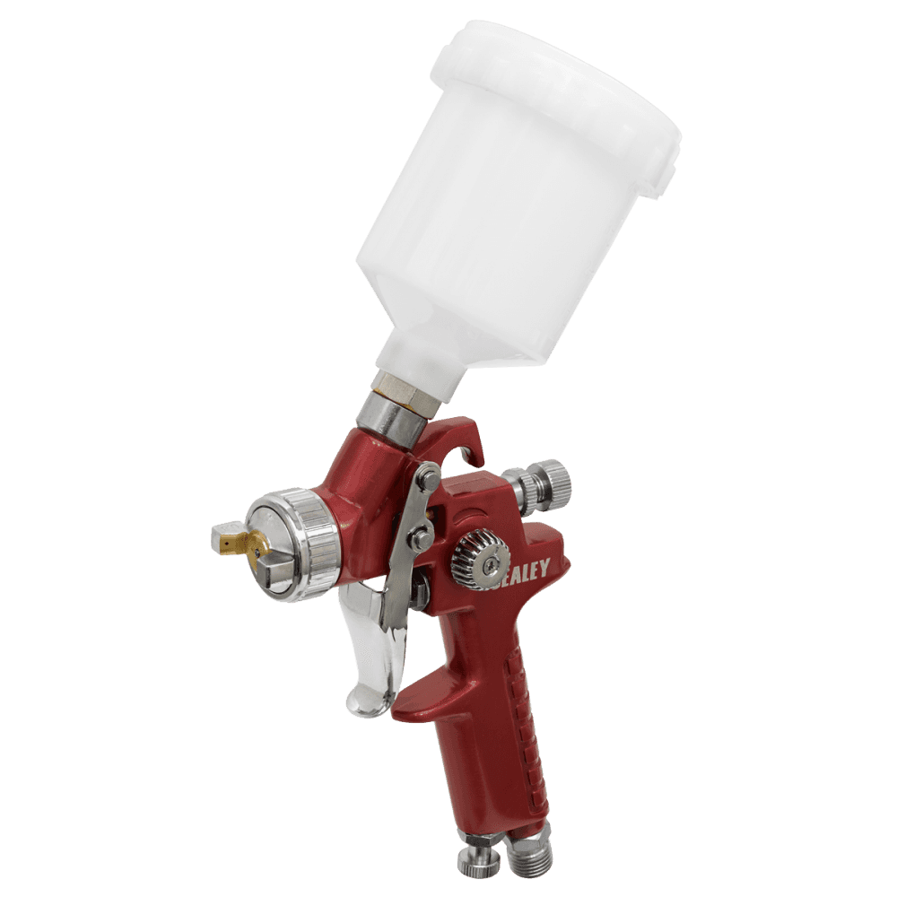 Sealey HVLP Gravity Feed Touch-Up Spray Gun 0.8mm Set-Up Model No-HVLP731