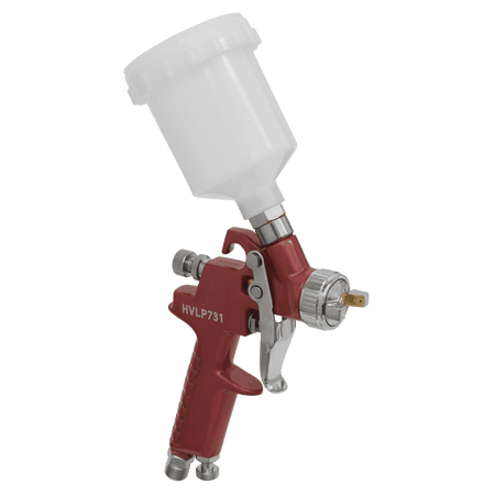 Sealey HVLP Gravity Feed Touch-Up Spray Gun 0.8mm Set-Up Model No-HVLP731