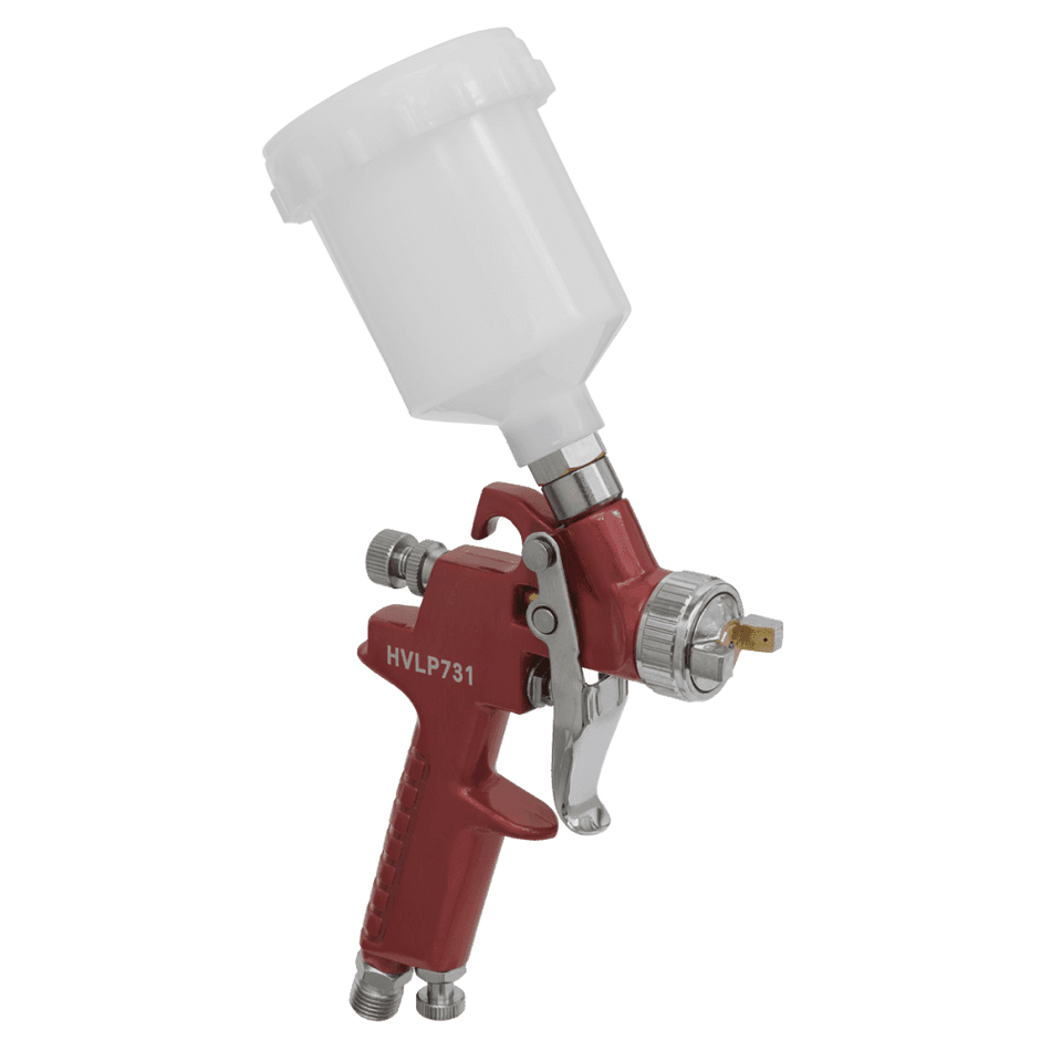 Sealey HVLP Gravity Feed Touch-Up Spray Gun 0.8mm Set-Up Model No-HVLP731