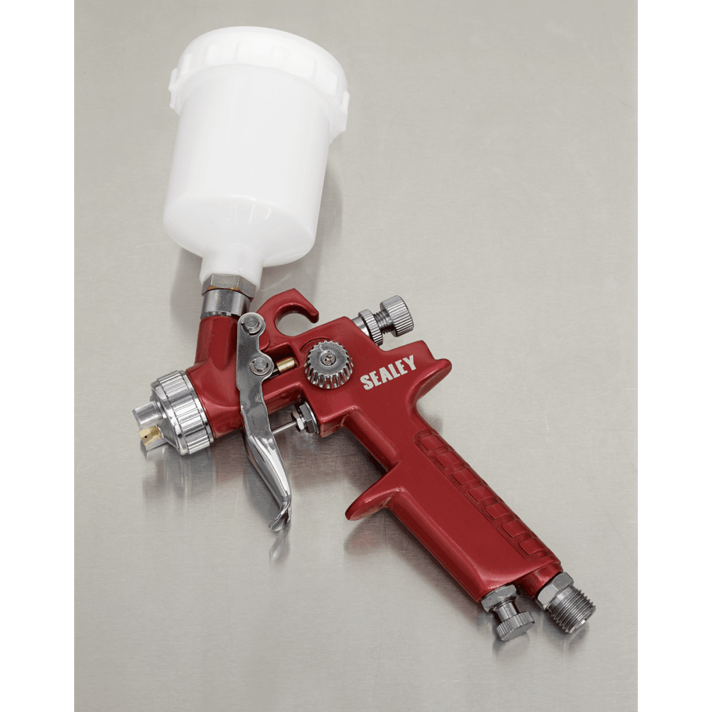 Sealey HVLP Gravity Feed Touch-Up Spray Gun 0.8mm Set-Up Model No-HVLP731