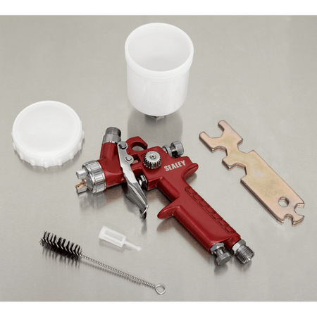 Sealey HVLP Gravity Feed Touch-Up Spray Gun 0.8mm Set-Up Model No-HVLP731