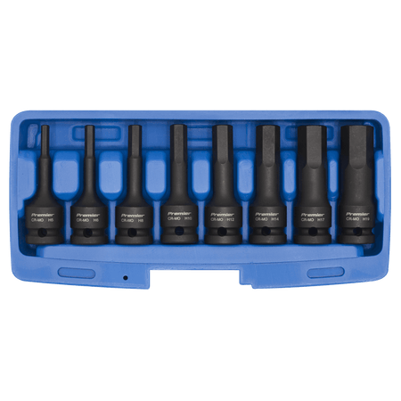 Sealey Impact Hex Key Set 8pc 1/2"Sq Drive Model No-AK5601