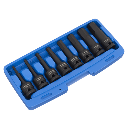 Sealey Impact Hex Key Set 8pc 1/2"Sq Drive Model No-AK5601