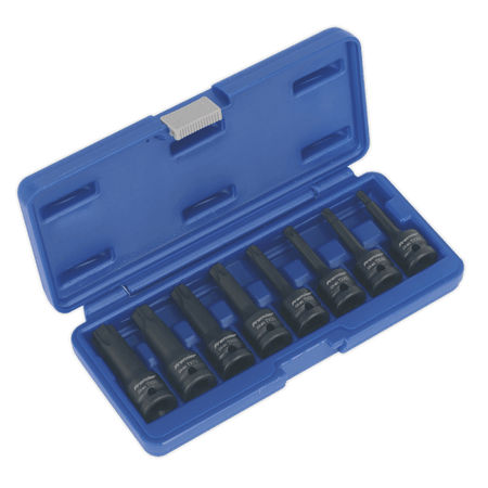 Sealey Impact TRX-Star Socket Bit Set 8pc 1/2"Sq Drive Model No-AK5602