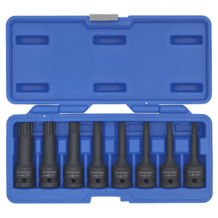 Sealey Impact TRX-Star Socket Bit Set 8pc 1/2"Sq Drive Model No-AK5602