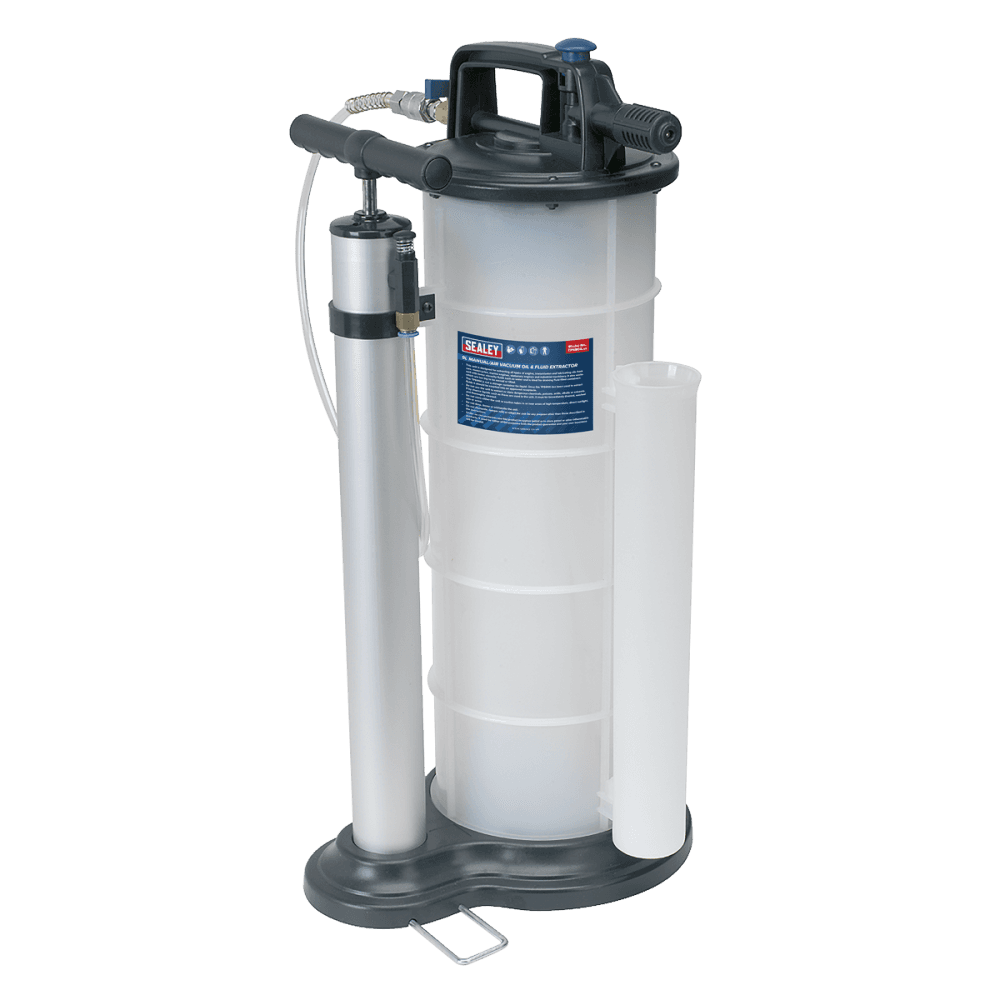 Sealey Vacuum Oil & Fluid Extractor Manual/Air 9ltr Model No-TP6904