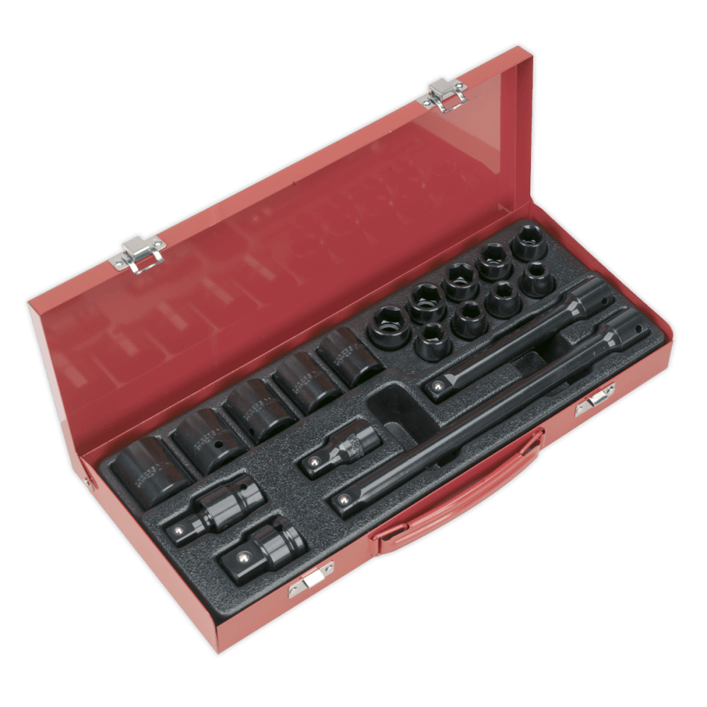 Sealey Impact Socket Set 19pc 1/2"Sq Drive Metric Model No-AK5619M