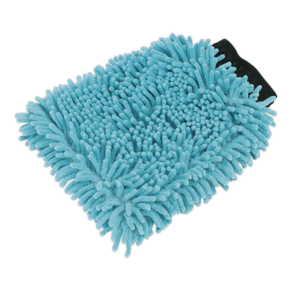 Sealey Shaggy Microfibre Mitt 2-in-1 Model No-CC77