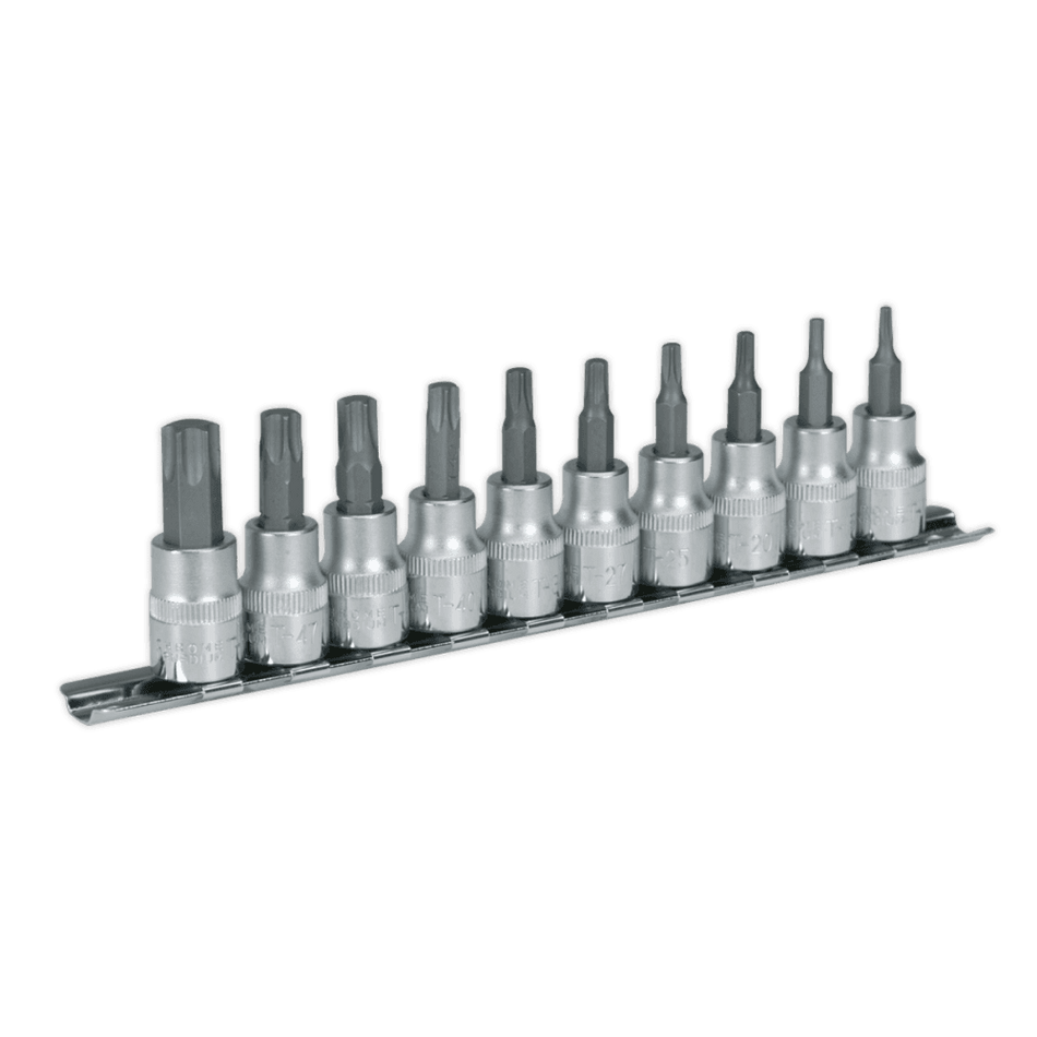 Sealey TRX-Star Socket Bit Set 10pc 3/8"Sq Drive Model No-AK6207