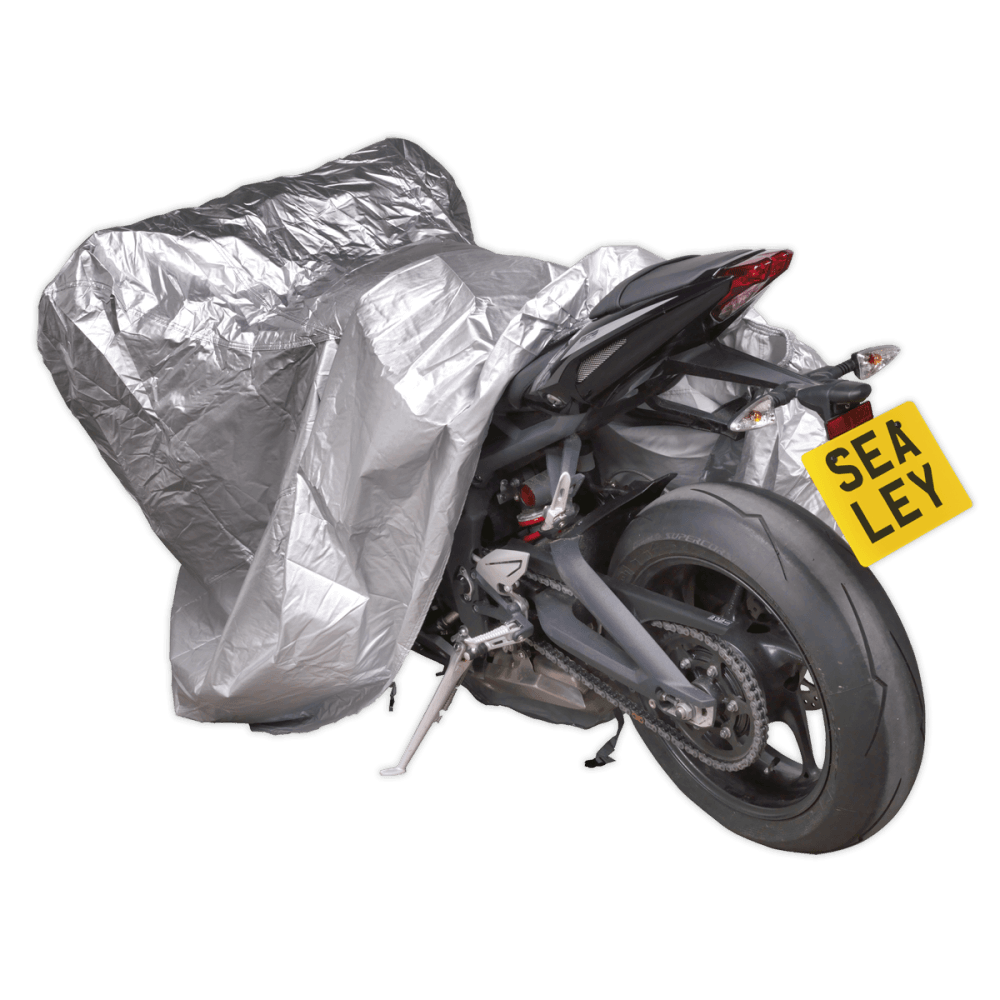 Sealey Motorcycle Cover Large 2460 x 1050 x 1370mm Model No-MCL