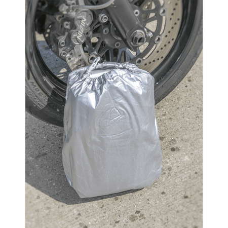 Sealey Motorcycle Cover Medium 2320 x 1000 x 1350mm Model No-MCM