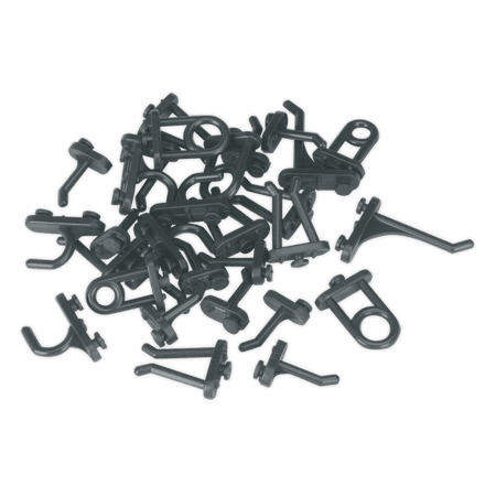 Sealey Hook Assortment for Composite Pegboard 30pc Model No-S0766