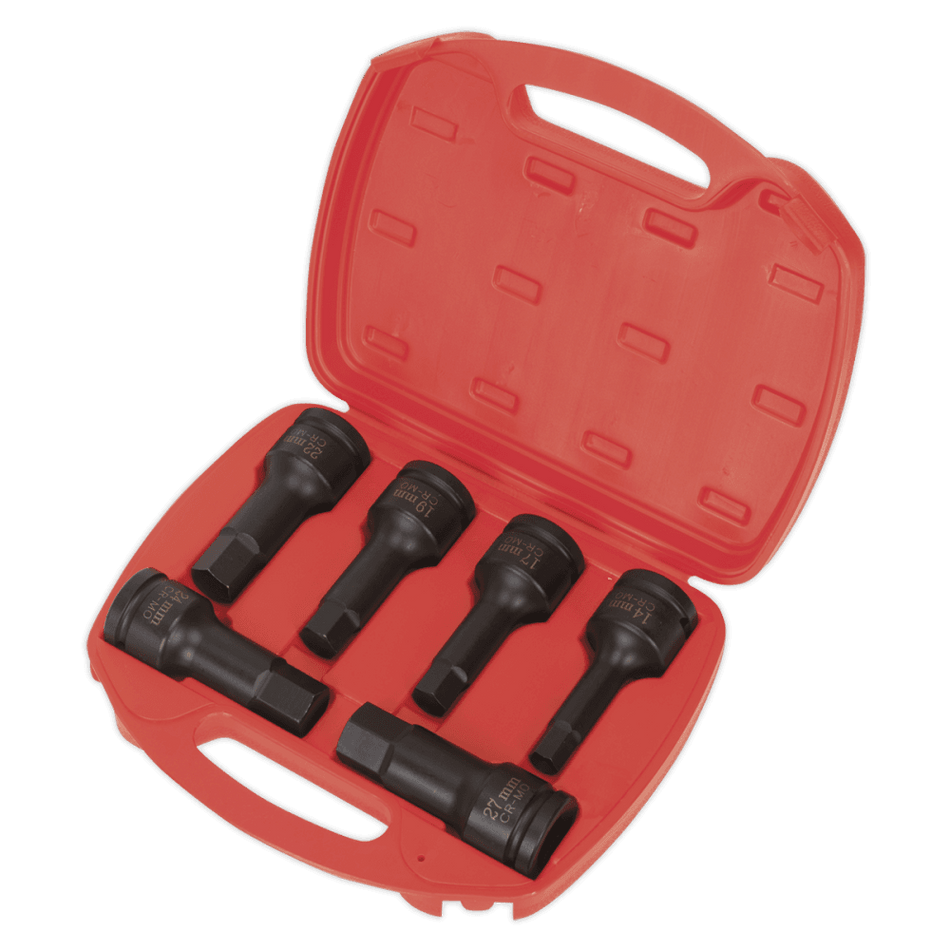 Sealey Impact Hex Socket Bit Set 6pc 3/4"Sq Drive Model No-AK5586