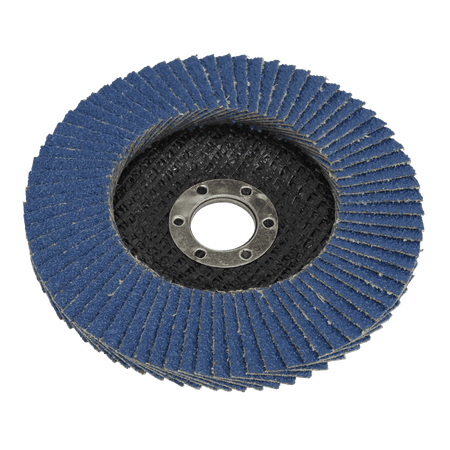Sealey Flap Disc Zirconium 100mm 16mm Bore 40Grit Model No-FD10040