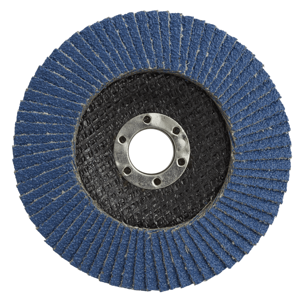 Sealey Flap Disc Zirconium 100mm 16mm Bore 40Grit Model No-FD10040