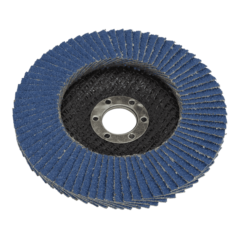 Sealey Flap Disc Zirconium 100mm 16mm Bore 60Grit Model No-FD10060