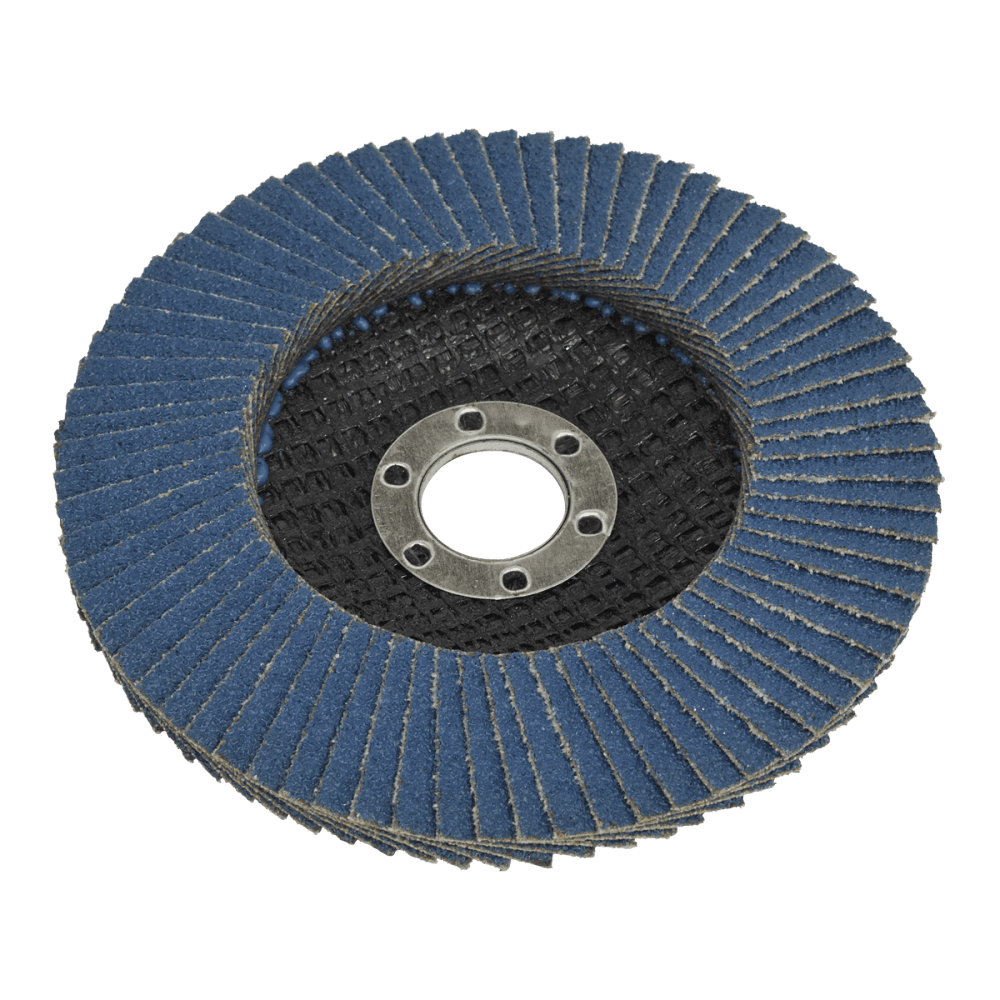 Sealey Flap Disc Zirconium 100mm 16mm Bore 80Grit Model No-FD10080