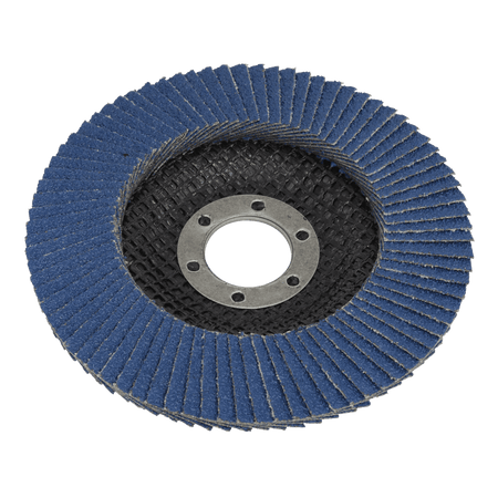 Sealey Flap Disc Zirconium 115mm 22mm Bore 60Grit Model No-FD11560
