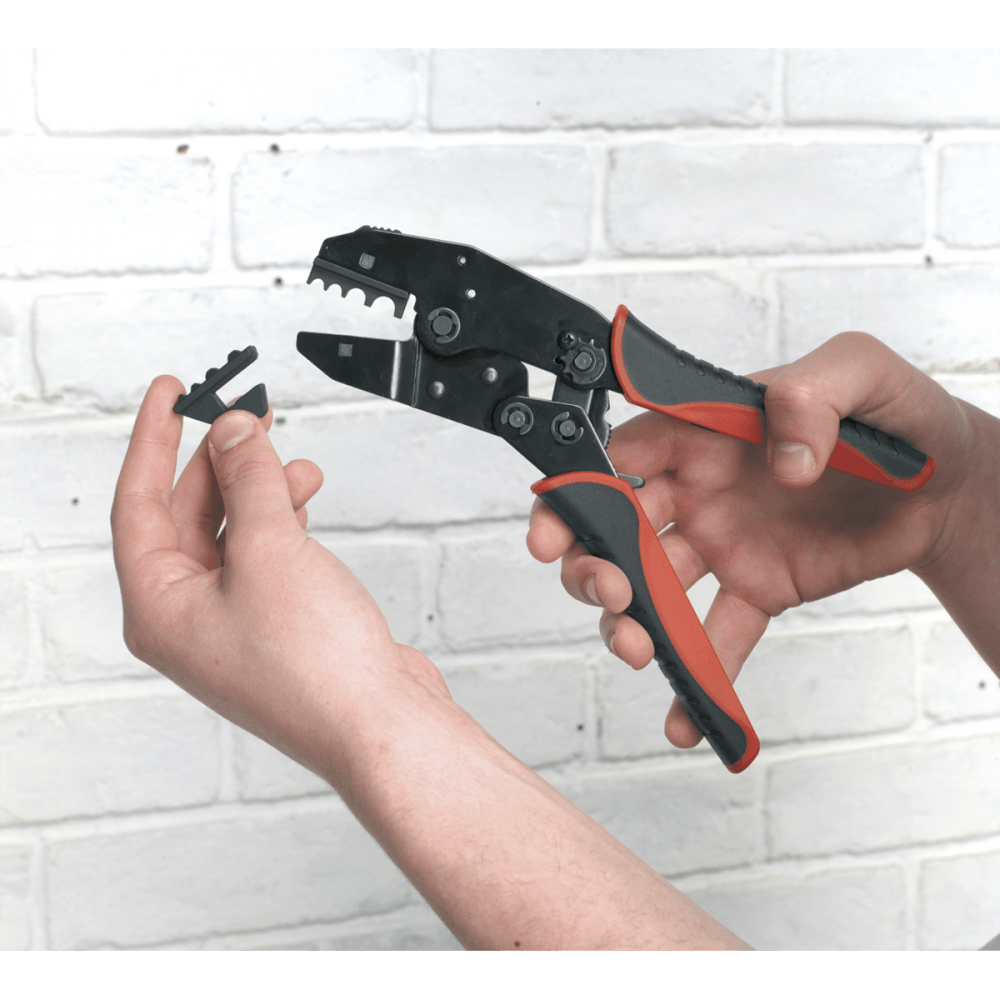 Sealey Ratchet Crimping Tool Interchangeable Jaws Model No-AK3857