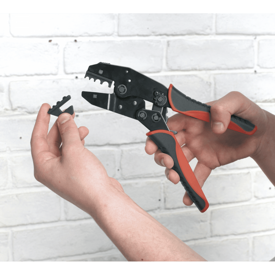 Sealey Ratchet Crimping Tool Interchangeable Jaws Model No-AK3857