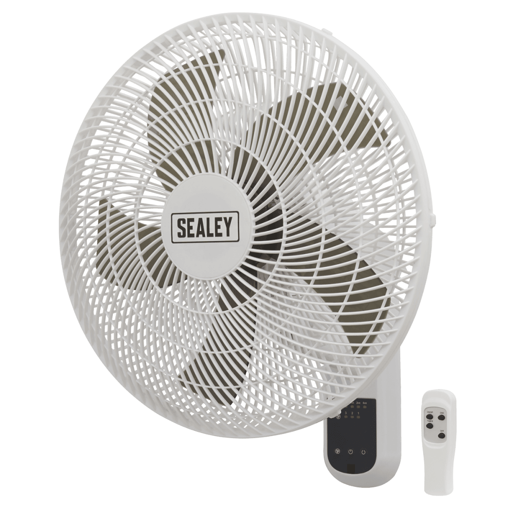 Sealey Wall Fan 3-Speed 16" with Remote Control 230V Model No-SWF16WR