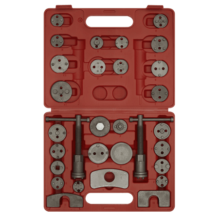 Sealey Brake Piston Wind-Back Tool Kit 30pc Model No-VS0285