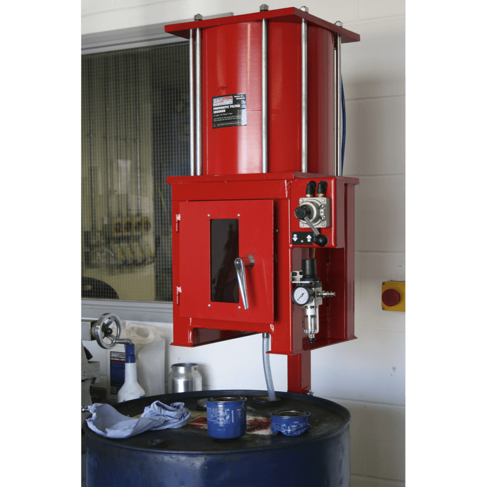 Sealey Pneumatic Oil Filter Crusher Model No-HFC08