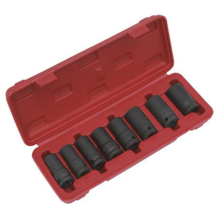 Sealey Locking Wheel Nut Removal Set 7pc 1/2"Sq Drive Model No-SX202