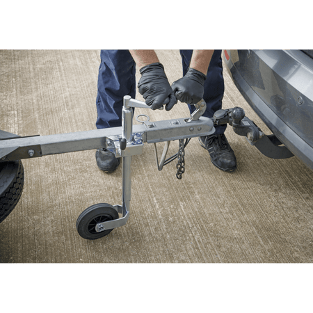 Sealey Jockey Wheel & Clamp 35mm - 150mm Solid Wheel Model No-TB371