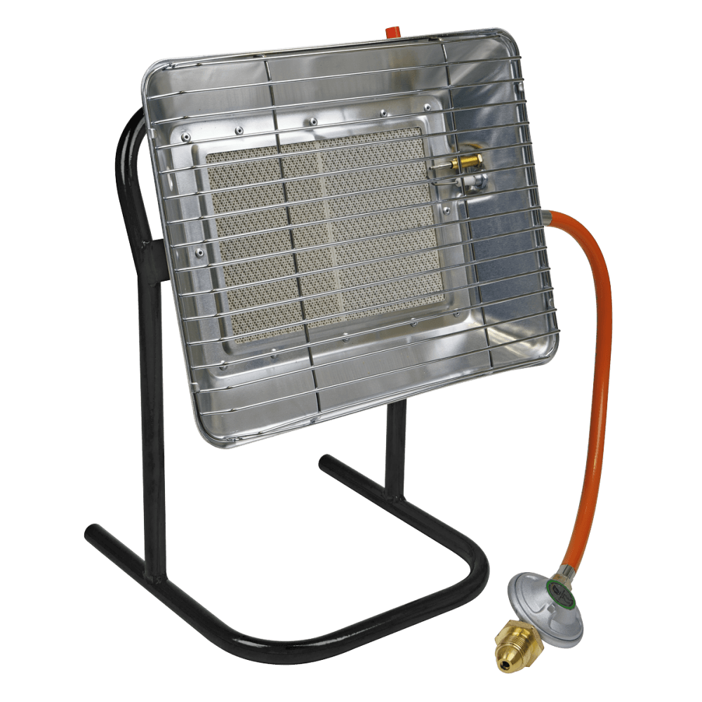 Sealey Space Warmer Propane Heater 10,250-15,354Btu/hr Tripod Mounted Model No-LP14