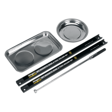 Sealey Magnetic Bowl & Tool Holder Set 5pc Model No-S0773