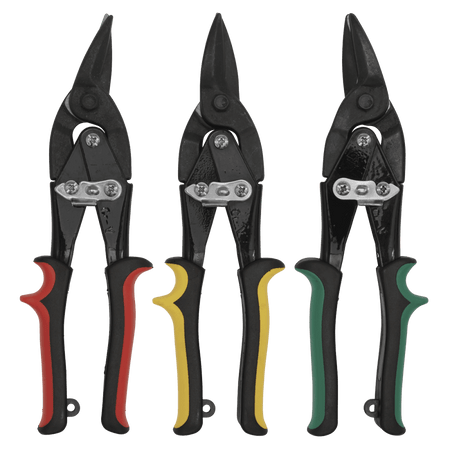 Sealey Aviation Tin Snips Set 3pc Model No-AK6907
