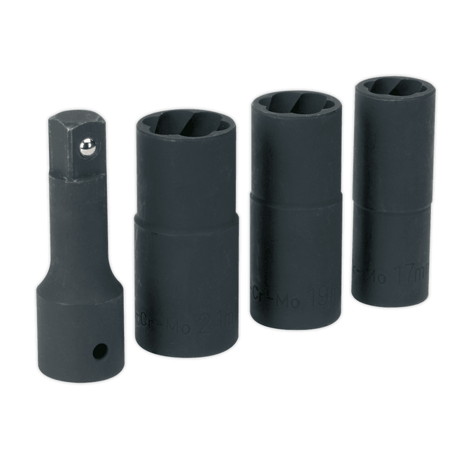 Sealey Impact Wheel Nut/Removal Flip Sockets 1/2"Sq Drive Model No-SX271