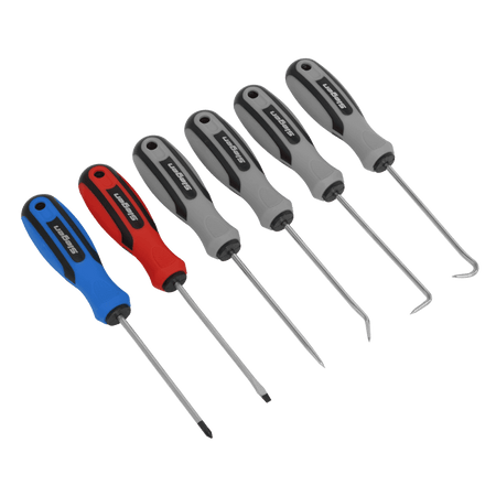 Sealey Mini Pick & Screwdriver Set 6pc Model No-S0774