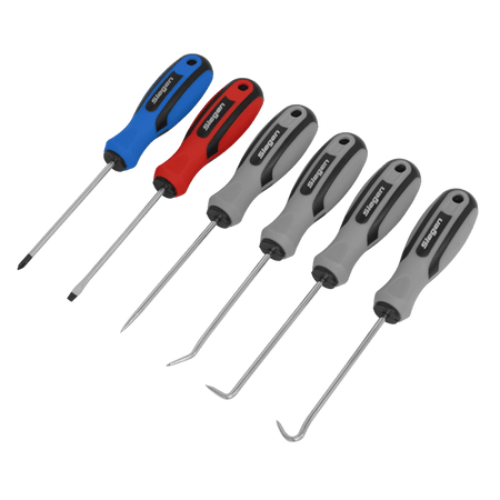 Sealey Mini Pick & Screwdriver Set 6pc Model No-S0774